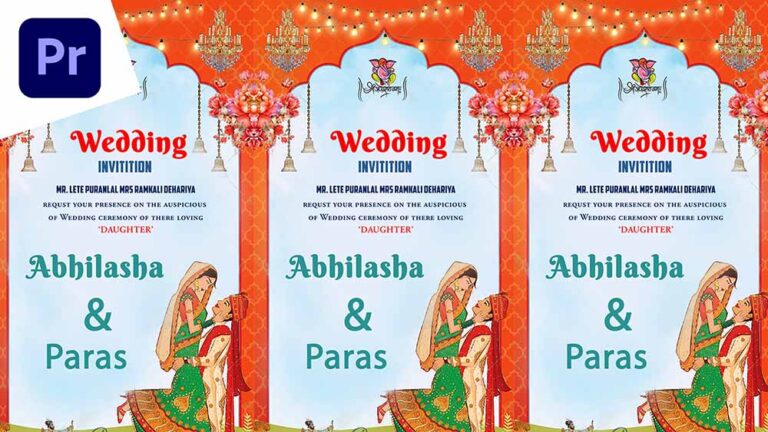 Indian Wedding Invitation Premiere Pro Templates Free Download