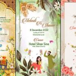 Caricature Wedding Invitation Project | Premiere Pro Wedding Project Free Download