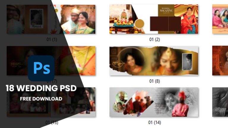 WEDDING ALBUM PSD