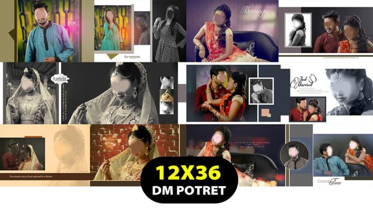 25 PSD | 12X36 WEDDING ALBUM PSD FREE DOWNLOAD