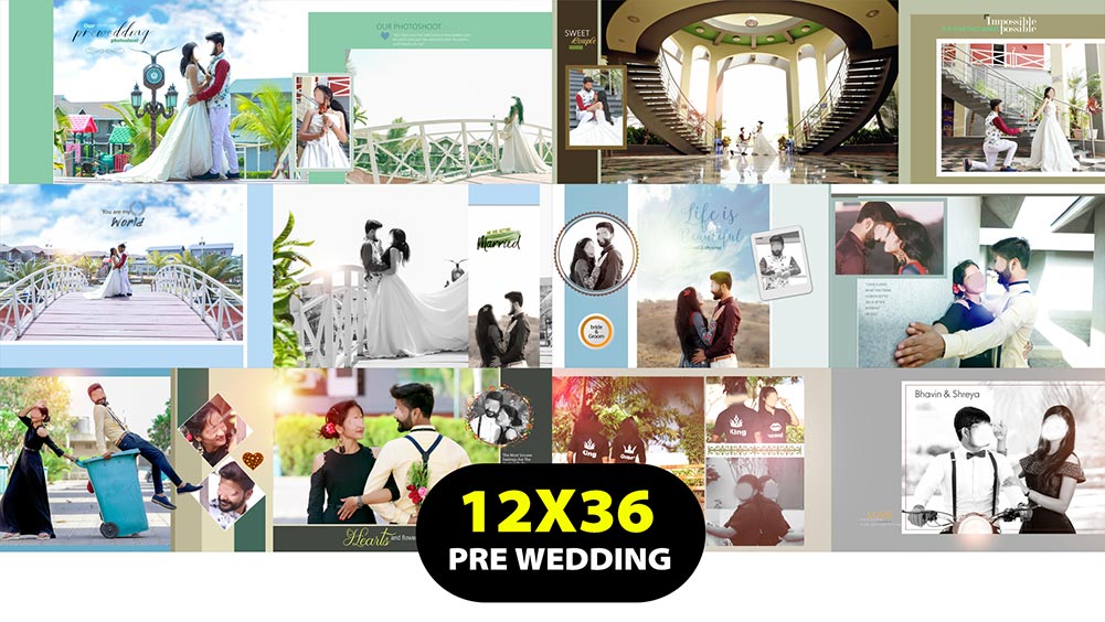 You are currently viewing 25 PSD | PRE WEDDING ALBUM DESIGN PSD FREE DOWNLOAD 12X36 2024 ZIP