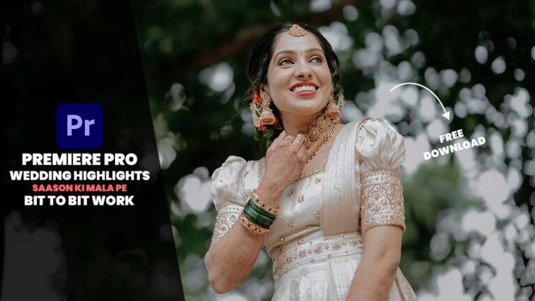 WEDDING HIGHLIGHT PREMIERE PRO PROJECT DOWNLOAD FREE | CINE 9