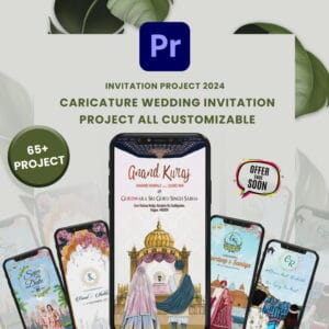 65 WEDDING INVITATION PROJECT FOR PREMIERE PRO