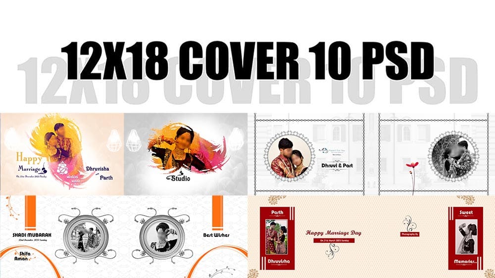 12X18 ALBUM COVER PSD FREE DOWNLOAD | KARIZMA ALBUM DESIGN PSD 12X18