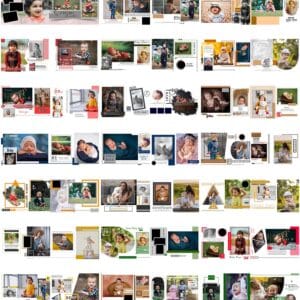 45 HAPPY BIRTHDAY ALBUM DESIGN PSD DOWNLOAD