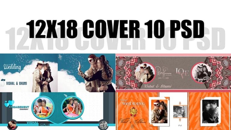 12X18 ALBUM COVER PSD FREE DOWNLOAD | KARIZMA ALBUM DESIGN PSD 12X18