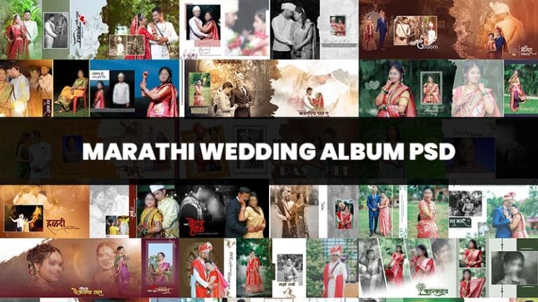 70 MARATHI WEDDING ALBUM PSD DOWNLOAD