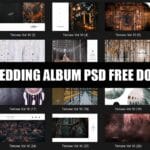 15X24 WEDDING ALBUM PSD FREE DOWNLOAD