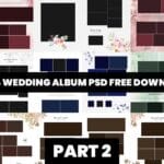 15X24 WEDDING ALBUM PSD FREE DOWNLOAD