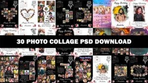 Read more about the article 30 PHOTO COLLAGE TEMPLATES – EDITABLE & PSD DESIGNS DOWNLOAD