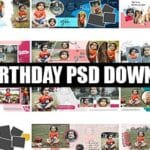 45 HAPPY BIRTHDAY ALBUM DESIGN PSD DOWNLOAD