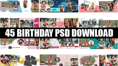 Read more about the article 45 HAPPY BIRTHDAY ALBUM DESIGN PSD DOWNLOAD