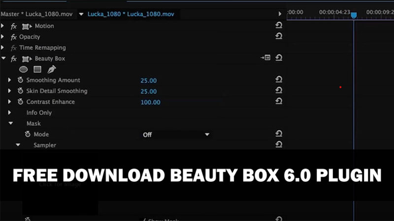 adobe premiere pro beauty box install free download