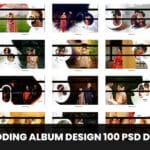 15X24 WEDDING ALBUM DESIGN 100 PSD DOWNLOAD