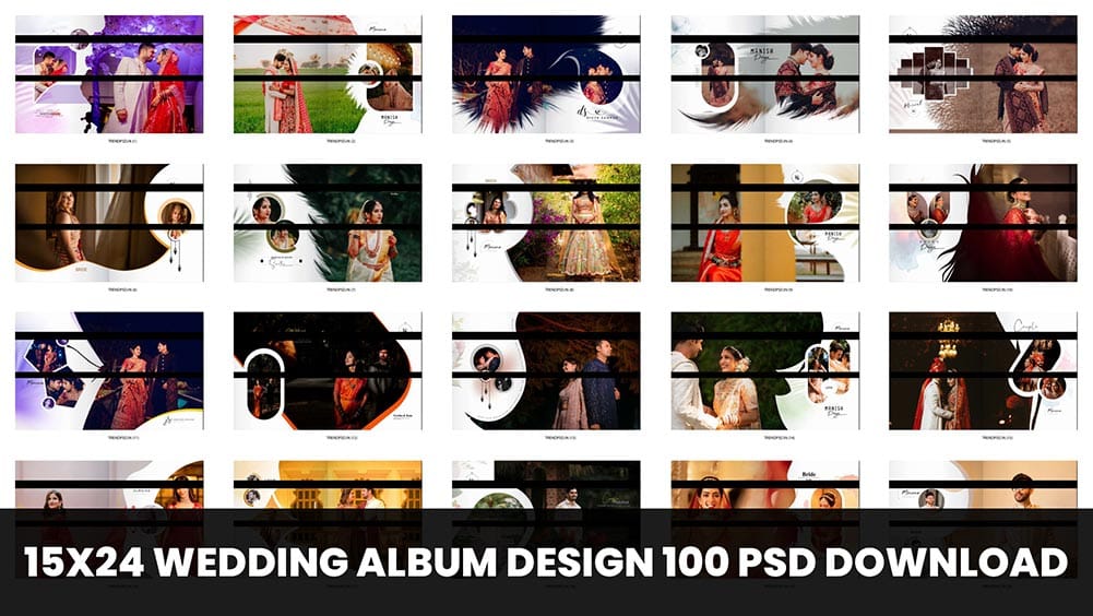 Read more about the article 15X24 WEDDING ALBUM DESIGN 100 PSD DOWNLOAD
