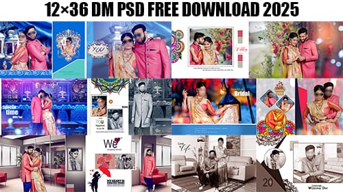 Read more about the article Wedding Album Design PSD Free Download 12×36 Zip