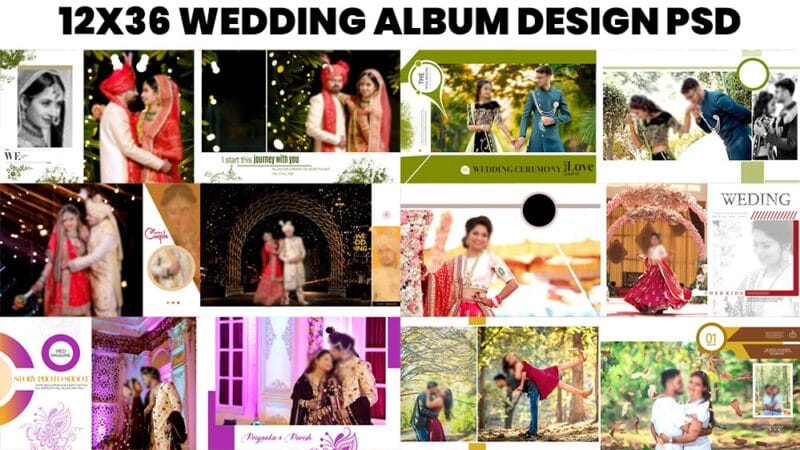 WEDDING ALBUM DESIGN PSD FREE DOWNLOAD 12X36 ZIP » Imggear