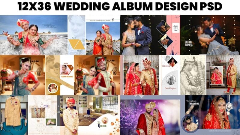 WEDDING ALBUM DESIGN PSD FREE DOWNLOAD 12X36 ZIP » Imggear