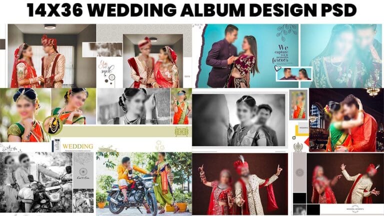 14X36 WEDDING ALBUM PSD FREE DOWNLOAD