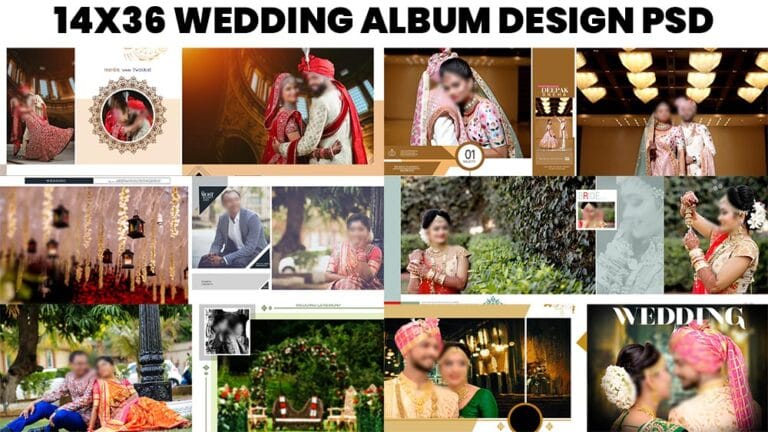 14X36 WEDDING ALBUM PSD FREE DOWNLOAD