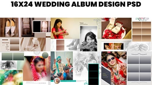 Download 16x24 Album PSD – Tamil Wedding Album Layout Free Editable File