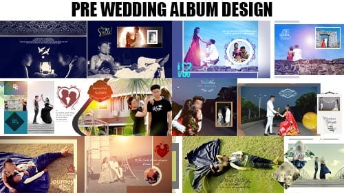 Pre Wedding Album Design 12x36 Sheet Free PSD Download
