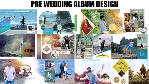 Stylish Pre Wedding PSD Free Download For Album Design