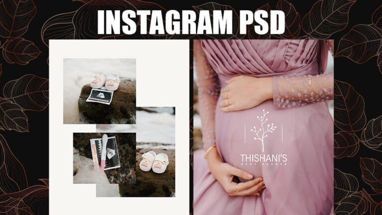 Best Wedding Instagram Post PSD Free Download | Fully Editable
