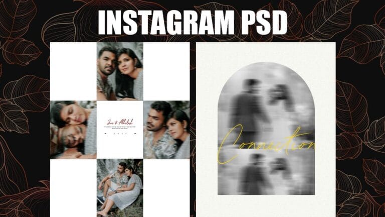 Instagram Editable Post Template Free | Creative Layouts 2025