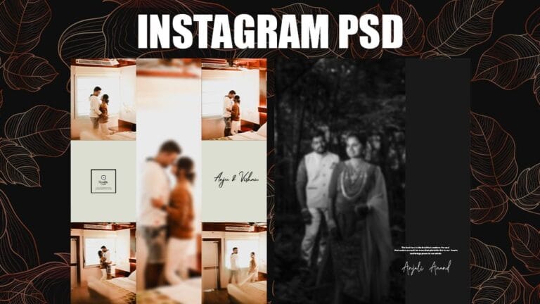 Instagram Post Template PSD Free Download | Editable & Modern