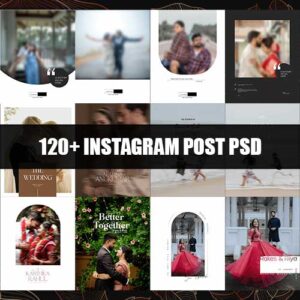 120+ Modern Instagram Post Template PSD – Free Download for Creators & Brands