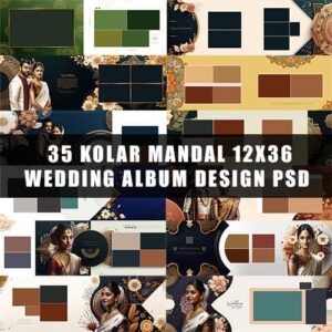 Premium Kolar Mandal Wedding Album Design PSD Download (2026 Collection) Premium Kolar Mandal Wedding Album Design PSD Download (2026 Collection)
