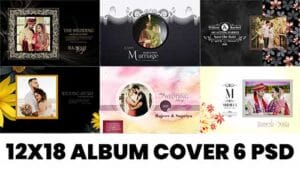 Read more about the article 12×18 Album Cover Page PSD Free Download: Minimalist & Floral Styles