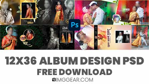 Download New 12x36 Album Design PSD For Wedding Albums