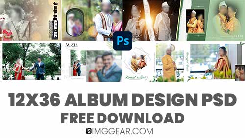 Top Wedding Album Design 12x36 PSD Free Download 2026