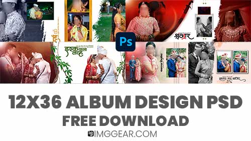 Download Professional 12x36 Wedding PSD Templates Today