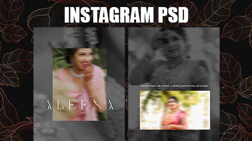 Free Wedding Instagram Post PSD Templates | Elegant Layouts