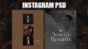 Read more about the article Download Wedding Post PSD for Instagram Free | Editable Template