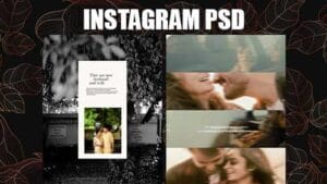 Read more about the article Free Editable Instagram Wedding Post PSD Template