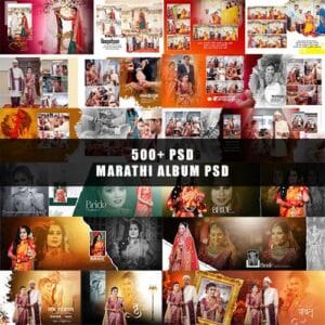 The Ultimate 500+ Marathi Wedding Album PSD Mega-Bundle (2026 Edition)