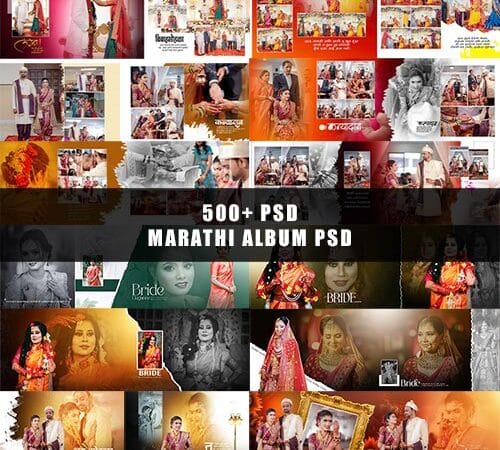 The Ultimate 500+ Marathi Wedding Album PSD Mega-Bundle (2026 Edition)