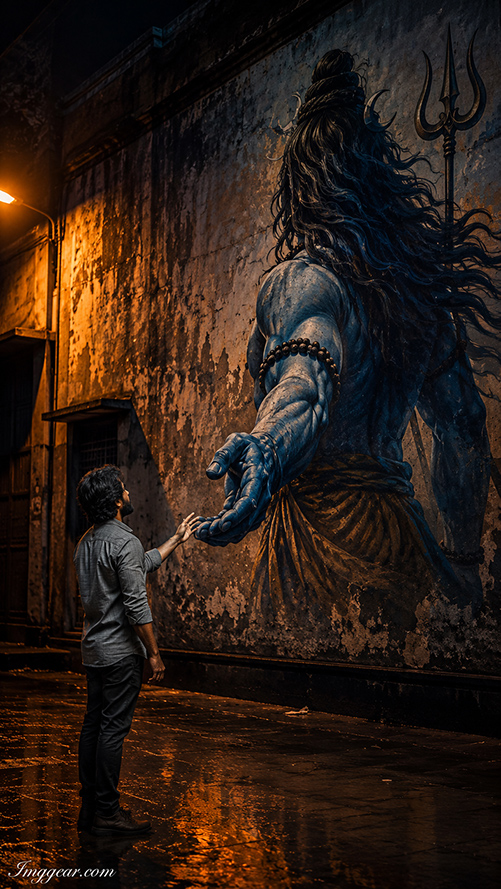 Lord Shiva Holding Hand AI Prompts