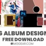 Free Download Premium Wedding Album Design 12×36 PSD