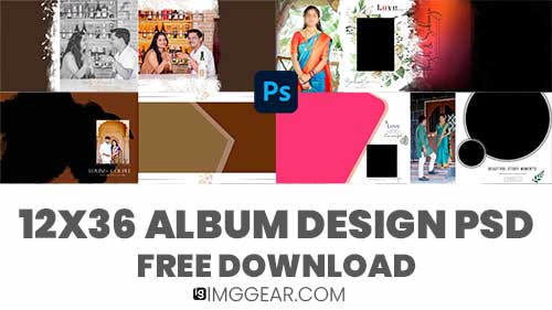 Download Stylish Wedding Album Design PSD 2026 | Free Wedding Album PSD Templates