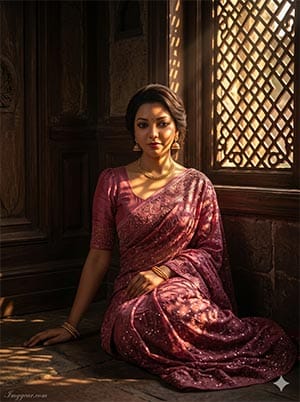 Prompt For Saree Look For Girl
