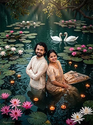 Romantic Couple AI Prompts