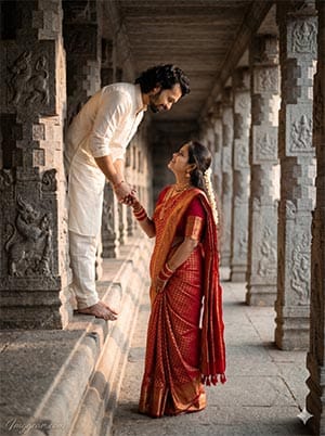 Gemini AI South Indian Couple Photo Prompt