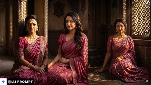 5+ Viral Gemini AI Saree Prompts For Girls (2026) | Stunning Instagram AI Photos