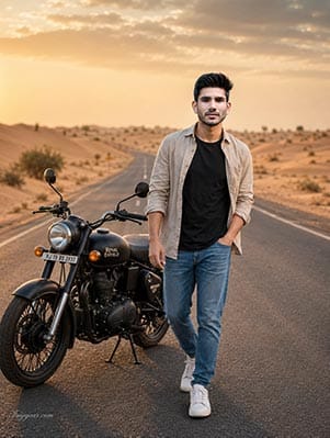 Royal Enfield Bullet Photo Editing Prompts 2026