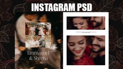 Editable Photoshop Instagram Post Templates | Free 2025